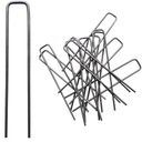 Oceľové U kotviace kolíky 14 cm pre agrotextíliu x100
