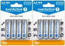 8x BATÉRIE R6 AA 2000mAh PRIPRAVENÉ NA POUŽITIE