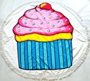 ROUND Picnic Beach Towel SR150CM cookie