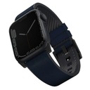 Kožený remienok UNIQ Straden modrý pre Apple Watch 9 45 mm