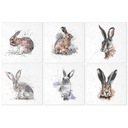 Sada ryžových papierov - atď. - RSM005 Bunnies