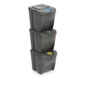 Sada 3x25L košov na triedenie odpadu Sortibox