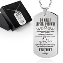 DOG TAG chirurgická oceľ REŤAZ + GRAVÍROVANIE