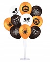 Stojan na balóny s 10 halloweenskymi balónmi, pomôckami, dekoráciami, ozdobami na svätého Ondreja