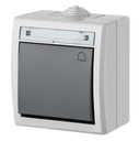 TLAČIDLO HERMETICKÉHO ZVONKU AQUANT IP55 1202-10