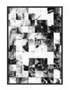 OBRAZOVÝ PLAGÁT V RÁME 53x73 cm Štvorce P1506