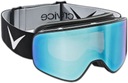 Čierne lyžiarske okuliare Crevice UV 400