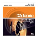 Struny pre akustickú gitaru D'Addario EJ10 10-47