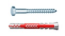 25x zástrčka Fischer DuoPower 10x50 + skrutky 8x70