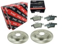 ZADNÉ DISKY, DESTIČKY, VOLVO V50 C70 S40 V40 280mm