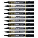 Permanentný popisovač PENTEL N850 - 1-2 mm ČIERNA - sada 12 kusov