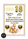 MD plagát priania rám A4 _ darček k 18. narodeninám