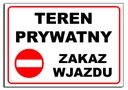 doska ZÁKAZ VSTUPU súkromná plocha 21X30 PVC sign