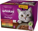 Whiskas CAT Adult Mokré krmivo Mix chutí šťavnaté kúsky v želé 24x85g
