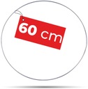 Kovový krúžok na lapač snov SILVER 60 cm