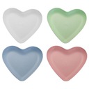 Podnos na desiatu na tanier s láskou Heart Shaped Dish 4 ks