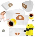 10x TAŠKY PRE KARCHER WD3 200 MV3 FILTER DO VYSÁVAČA HRUBŠÍ ZVYŠENÝ KVALITA