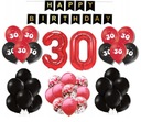 Sada dekorácií 30. narodenín balónov