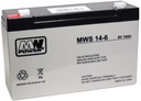 BATÉRIA, BEZÚDRŽBOVÝ VÝKON MW MWS MWS14-6 6V 14AH MWS14 TOYS