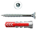 fischer DUOPOWER hmoždinky 10x50mm + skrutky TORX 25ks