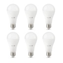 Sada 6x LED žiaroviek GS E27 15W, neutrálna biela