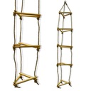 Hojdačka s dvojitým rebríkom pre deti 200 cm