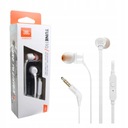 JBL T110 slúchadlá do uší, káblové, s mikrofónom
