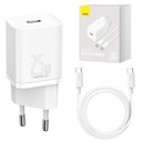 USB-C 25W nástenná nabíjačka + USB-C kábel pre Apple iPhone 14/15/Pro/Max