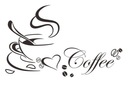 Samolepka na stenu COFFEE - COFFE kuchyňa 58x30 N11