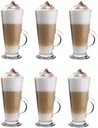 SÚPRAVA SKLA LATTE 260ml NA SÚPRAVU KÁVY 6 ks.