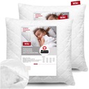 2x Vankúš 40x40 Prešívaný Jasiek Polish Product Antialergický so zipsom