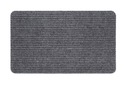 Pogumovaná textilná rohožka MORRIS 75 x 45 cm šedé melanžové pruhy