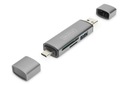 DIGITUS Čítačka SD kariet microSD Micro USB USBC OTG