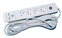 Predlžovací kábel s USB2.1A nabíjačkou 5m preťaženie