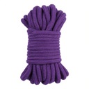 bavlnené lano - Tie Me Up Lano fialové 10m