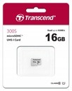 TRANSCEND 16 GB micro SD HC 300s UHS-I U1 95 MB