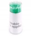 Mikrotubičkové aplikátory na predlžovanie mihalníc, ktoré nepúšťajú vlákna, 2,0 mm x 100 ks