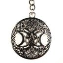KEYRING KEYRING TRIPLE MOON PENTAGRAM PRÍvesok STROM ŽIVOTA