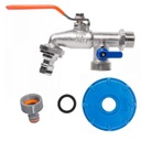 Faucet pre Mauser s 2x vývodmi GZ 3/4 + 2xIBC vsuvkami