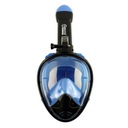 Celotvárová potápačská maska ​​čierna L-XL