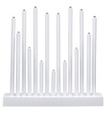 LED adventný svietnik Romans 702639 biele srdce