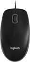 Logitech B100 USB optická myš USB 800DPI čierna