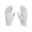 KEVIN 07 biele bavlnené rukavice