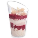 Nádoby na mini dezerty, plastové poháre, 24x75ml