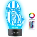 3D LED nočná lampa Juventus Del Piero 10 Darček na gravírovanie vášho mena