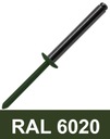 Trhací nit AL / ST - 4,8x35 50 ks - RAL6020