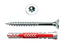 fischer DUOPOWER hmoždinky 8x65mm + skrutky TORX 30 ks