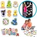 Magnety na chladničku 26 ks ZVIERATKÁ zábavné čísla