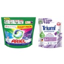 ARIEL kapsule na pranie všetko v 1 72 ks + kapsule TRIUMF 30 ks