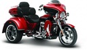 Kovový model Motocykel HD 2021 CVO Tri Glide 1/12